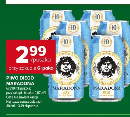 Piwo Diego Maradona promocja w Stokrotka