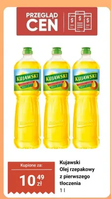 Olej rzepakowy z pierwszego tłoczenia promocja w Dino