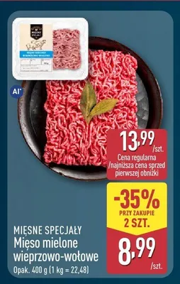 Mięso mielone wieprzowo-wołowe Mięsne Specjały promocja w Aldi
