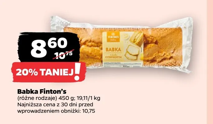 Babka Finton's promocja w Netto