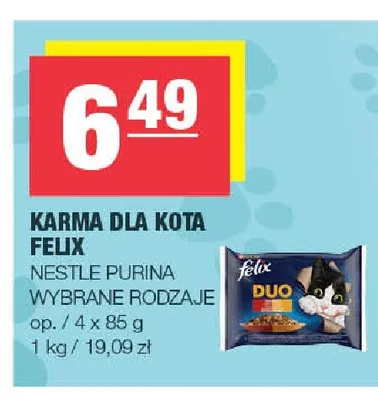 Karma dla kota Felix promocja w SPAR