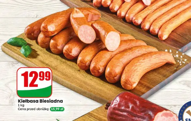 Kiełbasa biesiadna Agro Rydzyna promocja w Dino