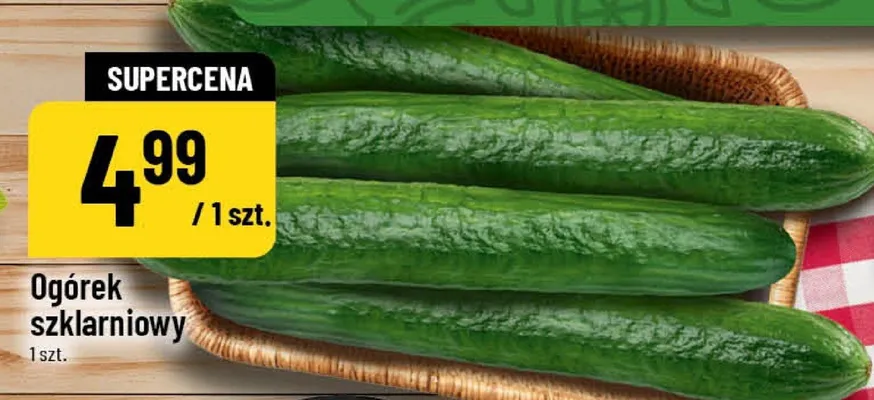 Ogórek szklarniowy promocja w POLOmarket