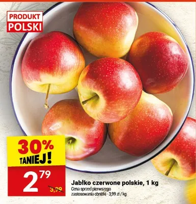 Jabłko czerwone polskie promocja w Twój Market