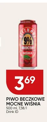 Piwo Beczkowe Mocne Wiśnia promocja w Chata Polska