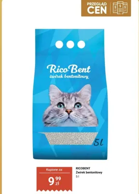 Żwirek bentonitowy Ricobent promocja w Dino