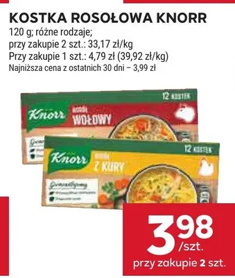 Kostka rosołowa promocja w Stokrotka