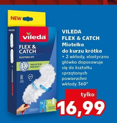 Miotełka do kurzu Vileda Flex & Catch krótka promocja w Kaufland