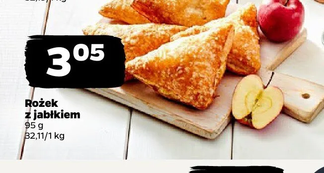 Rożek z jabłkiem promocja w Netto
