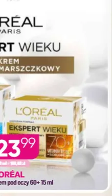 Krem pod oczy L'Oréal Ekspert Wieku promocja w Drogerie Koliber