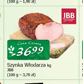 Szynka Włodarza JBB promocja w CEZAR Delikatesy