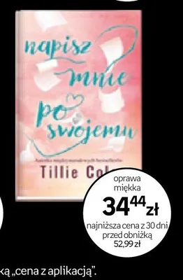 Książka Napisz mnie po swojemu oprawa miękka promocja w Empik