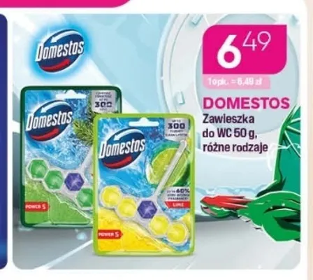 Zawieszka do WC Domestos promocja w Drogerie Koliber
