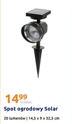 Spot ogrodowy Solar promocja w Action