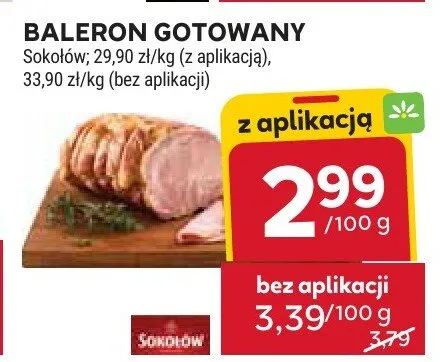 Baleron gotowany promocja w Stokrotka