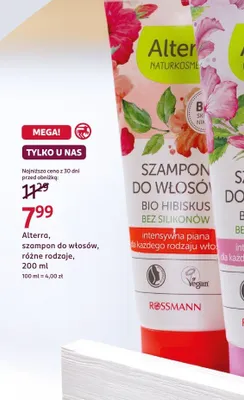 Szampon do włosów różne rodzaje promocja w Rossmann