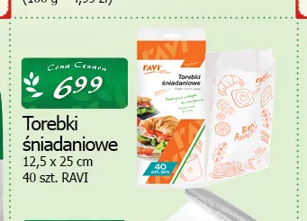 Torebki śniadaniowe Ravi promocja w CEZAR Delikatesy