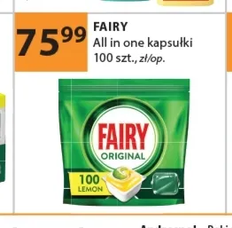 Kapsułki do zmywarki All in One Fairy promocja w Drogerie Laboo