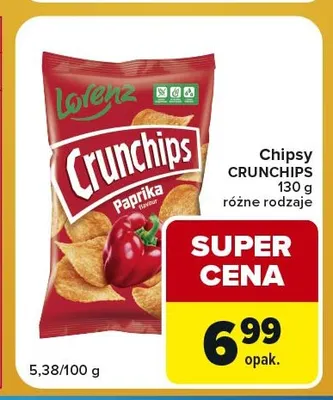 Chipsy Crunchips promocja w Carrefour Express