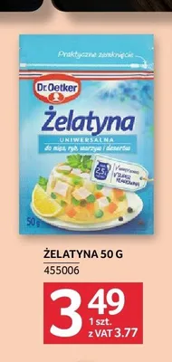 Żelatyna Dr. Oetker promocja w Selgros