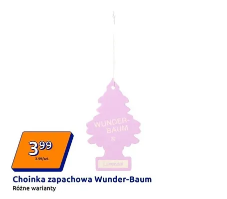 Choinka zapachowa Wunder-Baum promocja w Action