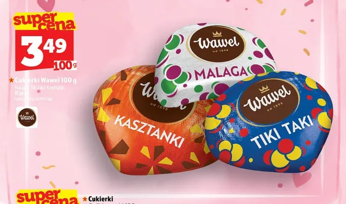 Cukierki Wawel Malaga promocja w TOPAZ