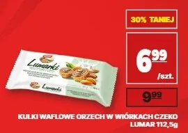Kulki waflowe orzech w wiórkach czeko Lumar promocja w API Market