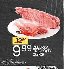 Żeberka trójkąty promocja w Wafelek