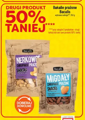Nerkowce chrupiące prażone Bacalis Snacks promocja w POLOmarket