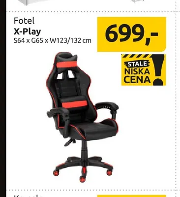 Fotel X-Play promocja w Black Red White