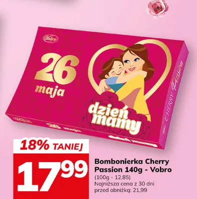 Bombonierka Cherry Passion Vobro promocja w Hitpol