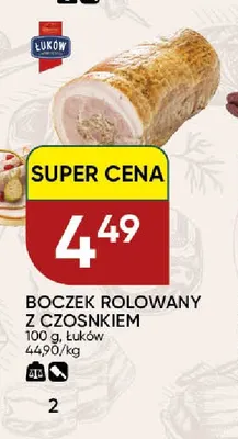 Boczek rolowany z czosnkiem Łuków promocja w Chata Polska