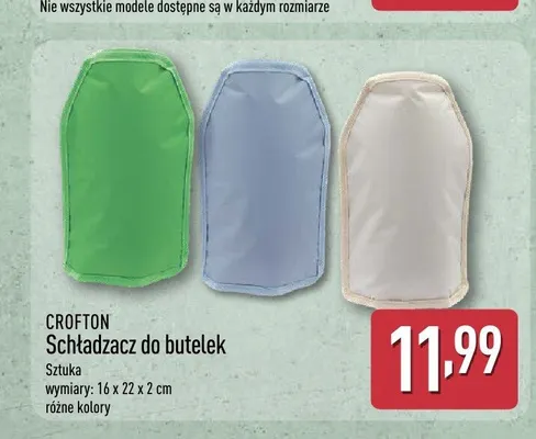 Schładzacz do butelek Crofton 16x22x2cm promocja w Aldi