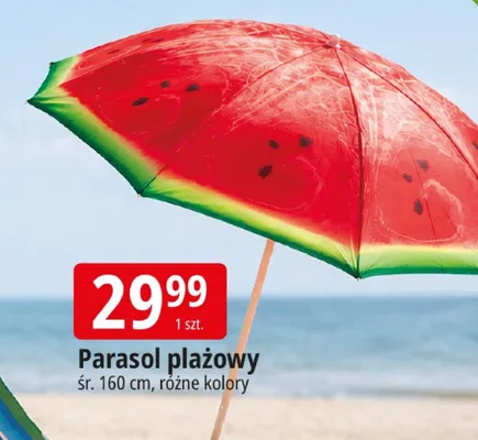 Parasol plażowy śr.160cm promocja w Leclerc