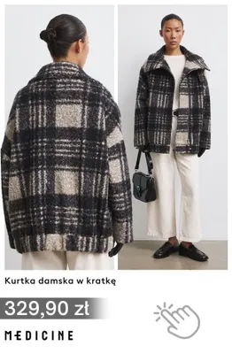 Kurtka damska w kratkę Medicine promocja w Medicine