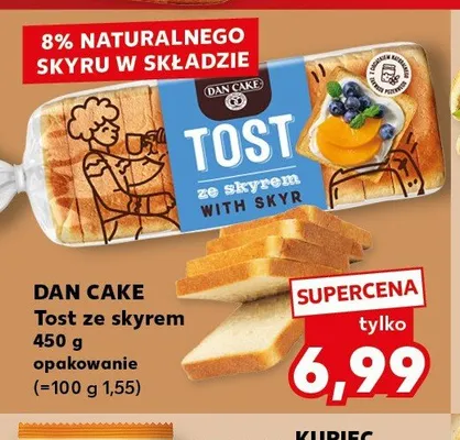 Tost ze skyrem DAN CAKE promocja w Kaufland