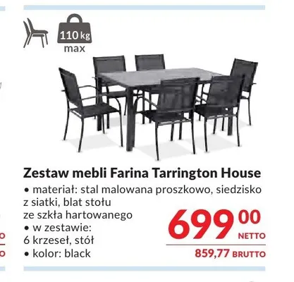 Zestaw mebli Farina Tarrington House promocja w Makro