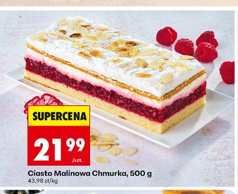 Ciasto Malinowa Chmurka promocja w Biedronka