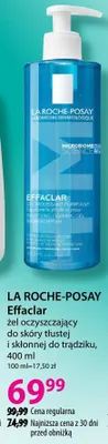 Żel oczyszczający do skóry tłustej i skłonnej do trądziku Effaclar promocja w Hebe