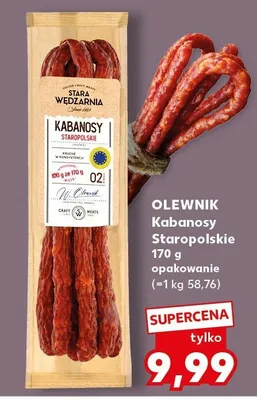Kabanosy Staropolskie promocja w Kaufland