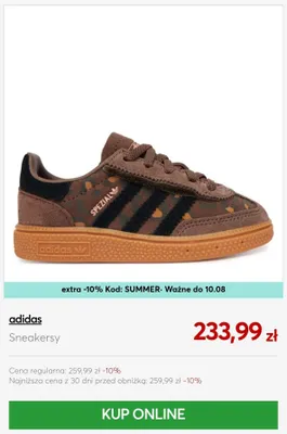 Sneakersy Adidas Spezial promocja w eobuwie.pl