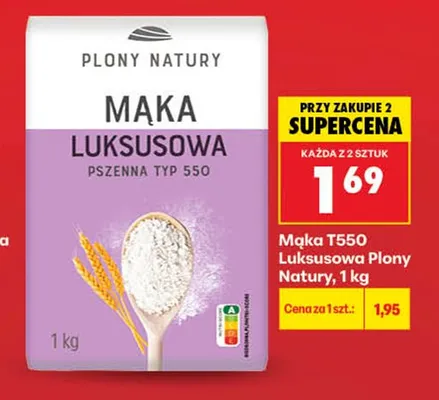 Mąka T550 Luksusowa Plony Natury promocja w Biedronka