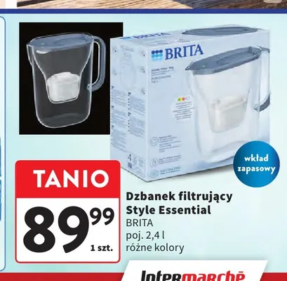 Dzbanek filtrujący Brita Style Essential promocja w Intermarche