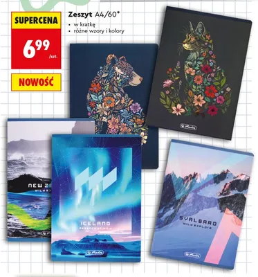 Zeszyt A4/60 Herlitz promocja w Biedronka