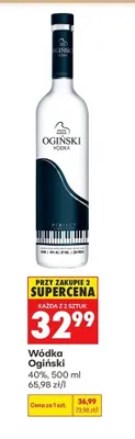 Wódka Ogiński promocja w Biedronka