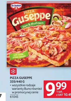 Pizza Guseppe Ham & Mushroom Dr. Oetker promocja w Selgros