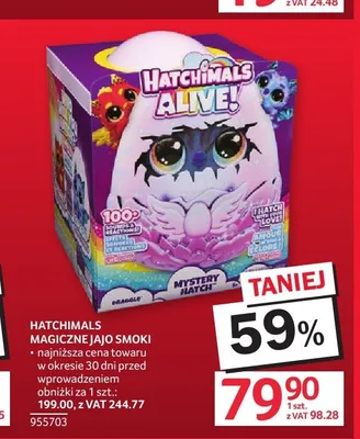 Zabawka Hatchimals Magiczne Jajo Smoki promocja w Selgros