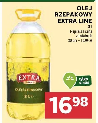 Olej rzepakowy extra line promocja w Stokrotka