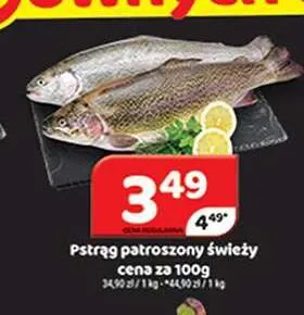 Pstrąg patroszony świeży promocja w Delfin