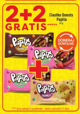 Ciastko Donuts Papita Banana Sauce promocja w POLOmarket
